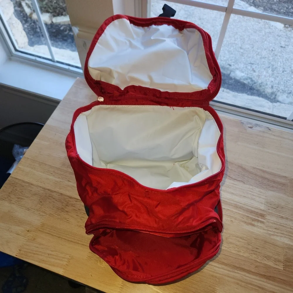 RADIO FLYER‎ Insulated Lunch Bag/Cooler Collapsible Red and Gray (red wagon)